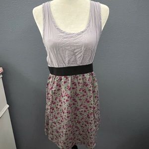 Vintage Flower banded lace-back dress by Buttons sz M/L